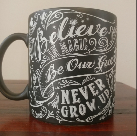 Disney Accessories - Disney Chalkboard Collection Black & White Mug